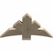 Ekena Millwork Alberta Rough Sawn Timber Gable Bracket, Douglas Fir, 36"W x 21"H x 2"D x 6"F, 14/12 Pitch GBW036X21X0206ALB00RDF - alternate 2